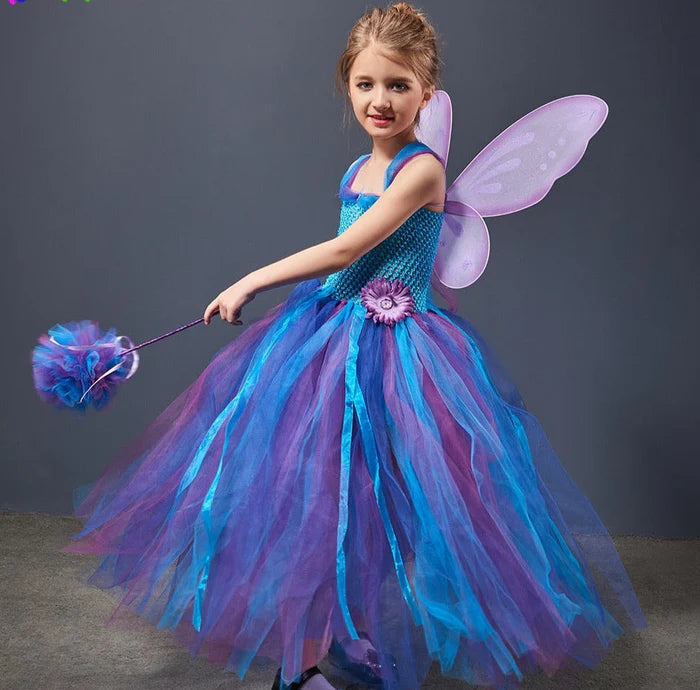 Fantasia Borboleta Azul Encantada