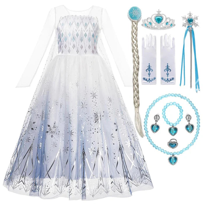 Fantasia Elsa com Acessórios