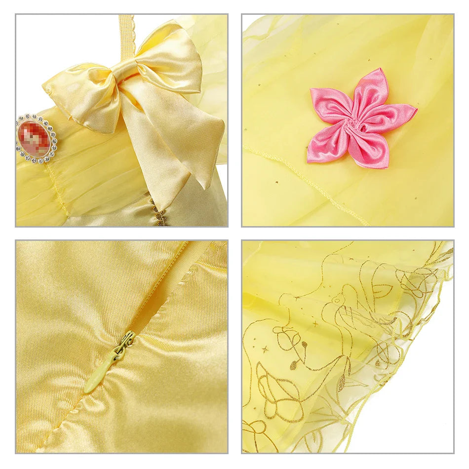 Fantasia Infantil Bela Encantada - A Bela e a Fera