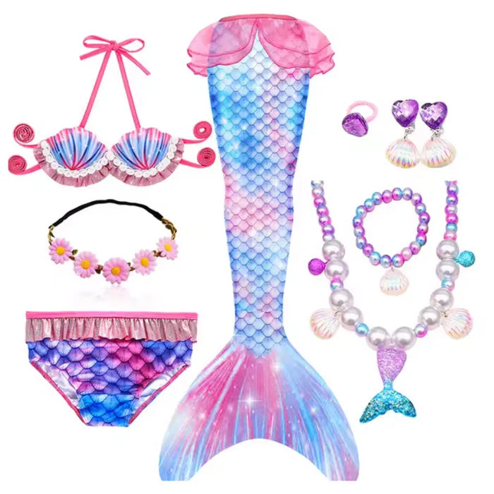 Fantasia Infantil Cauda de Sereia