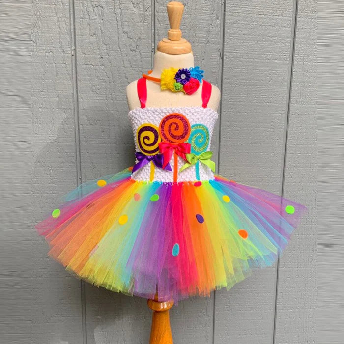 Fantasia Infantil Doces Arco Iris