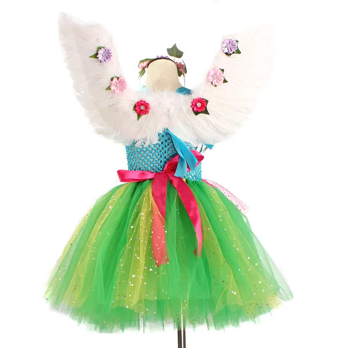 Fantasia Infantil Fada Arco Íris