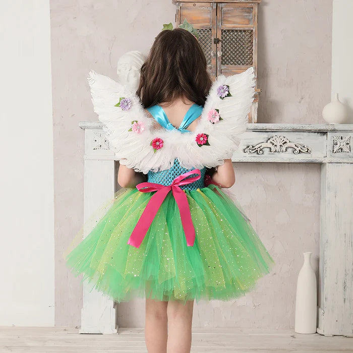 Fantasia Infantil Fada Arco Íris