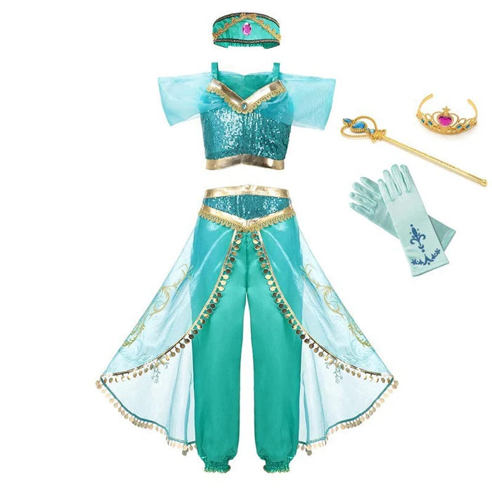 Fantasia Infantil Jasmine Aladdin
