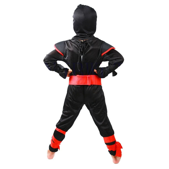 Fantasia Infantil Ninja das Sombras – Modelo Completo