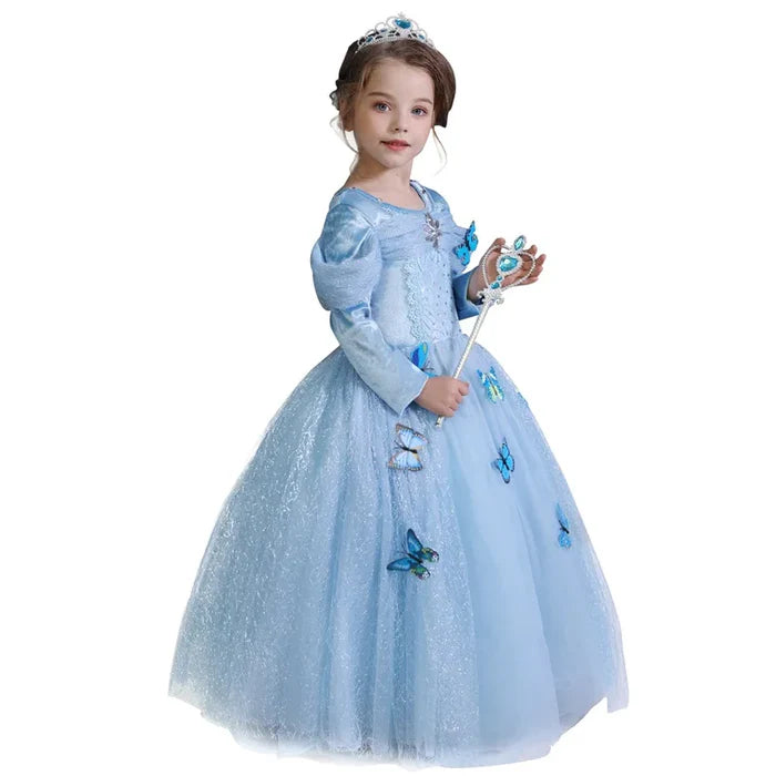 Fantasia Infantil Vestido Cinderela - Baile Real
