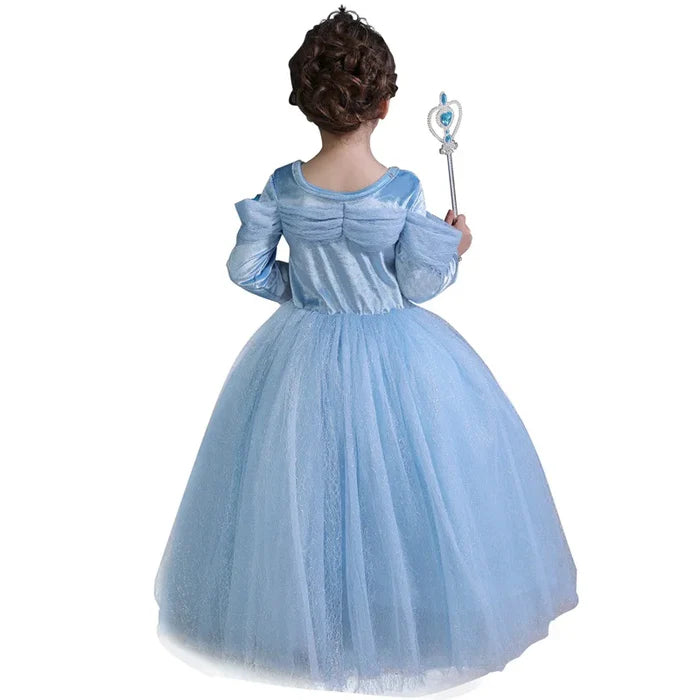Fantasia Infantil Vestido Cinderela - Baile Real