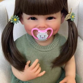Bebê Reborn de Silicone Bruninha