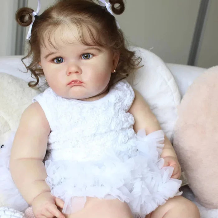 Bebê Reborn de Silicone Realista Aninha