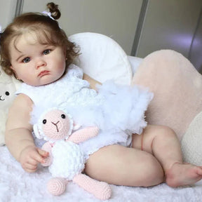 Bebê Reborn de Silicone Realista Aninha