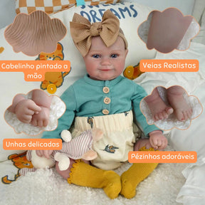 Bebê Reborn de Silicone Tainá