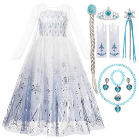 Fantasia Elsa com Acessórios