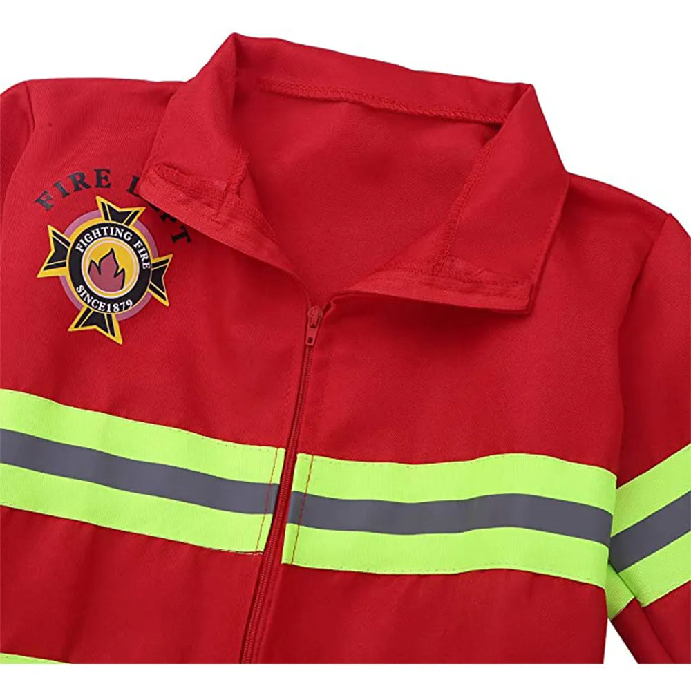 Fantasia Infantil Bombeiro com Acessórios