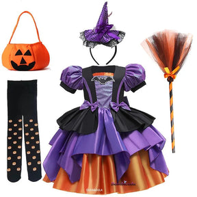 Fantasia Infantil Bruxa Abracadabra Halloween