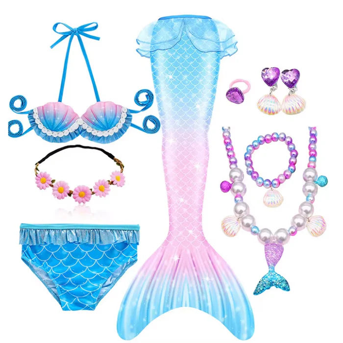 Fantasia Infantil Cauda de Sereia