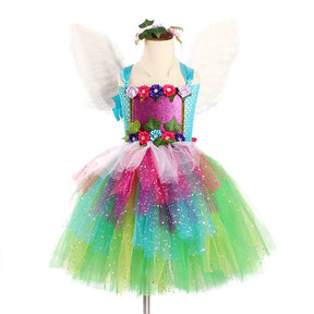 Fantasia Infantil Fada Arco Íris