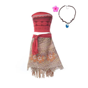 Fantasia Infantil Moana com Acessórios