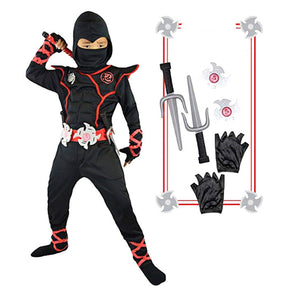 Fantasia Infantil Ninja das Sombras – Modelo Completo