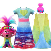 Fantasia Infantil Poppy Popstar – Inspirada em Trolls 2