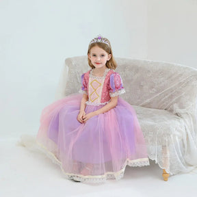Fantasia Infantil Princesa da Torre – Inspirada na Rapunzel