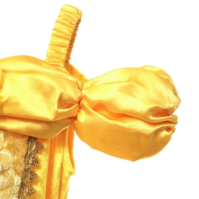 Fantasia Infantil Princesa Dourada – Inspirada na Bela