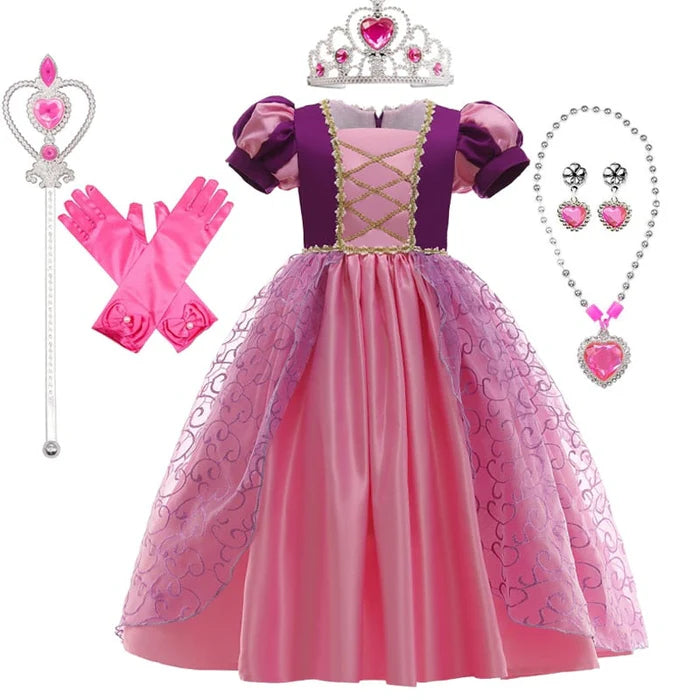 Fantasia Infantil Rapunzel Premium