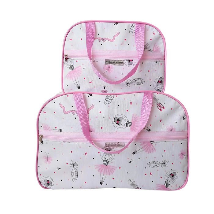 Kit Bolsa Maternidade Bailarina Rosa