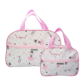 Kit Bolsa Maternidade Bailarina Rosa